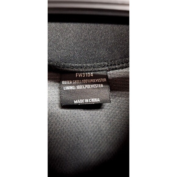 Black Fendt Lightweight Full Zip Jacket Size Large Green Contrast Stitching - Picture 5 of 6